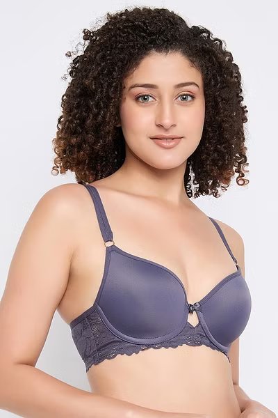 Graystone Bliss Solid Padded Wired Bra 