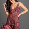 Babydoll with Matching Thong in Rose Brown
