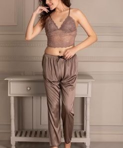 Bralette with Shorts & Pajama Sexy Nightie Set