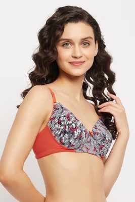 Bird Print Imported Bra for Women