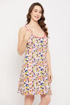 Cotton Camouflage Short Night Dress