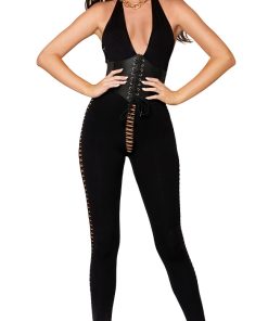 Lace It Up Bodystocking
