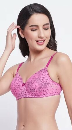 Purple Lace Padded Full Cup Bra