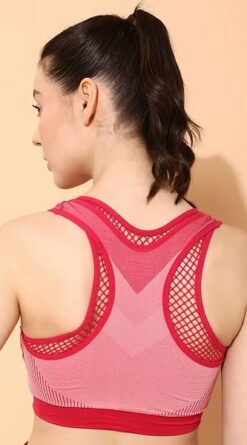 Sports Bra in Pink Medium Impact