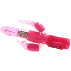 Pink Cherry Triple Stimulator Rabbit Vibrator