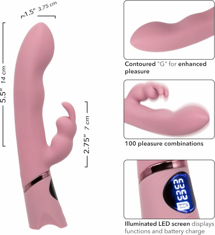 Orgasmatron G Spot Rabbit Vibrator Pink