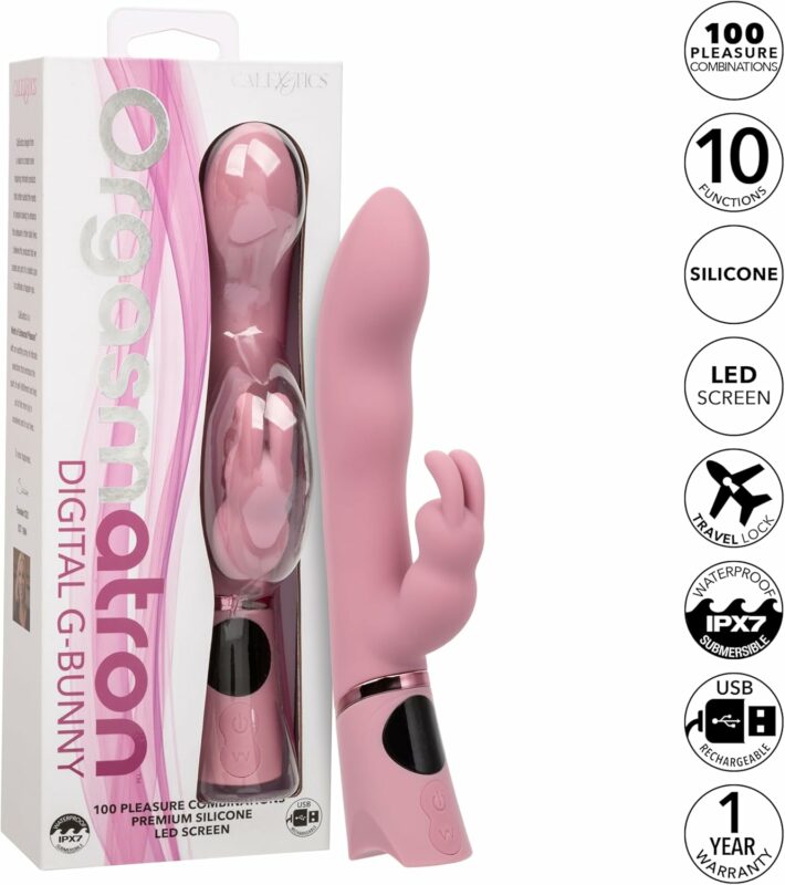 Orgasmatron G Spot Rabbit Vibrator Pink