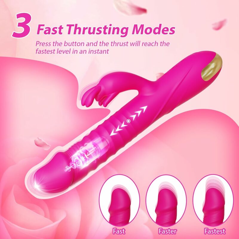 Thrusting Dildo Vibrator Adult Toys for Women