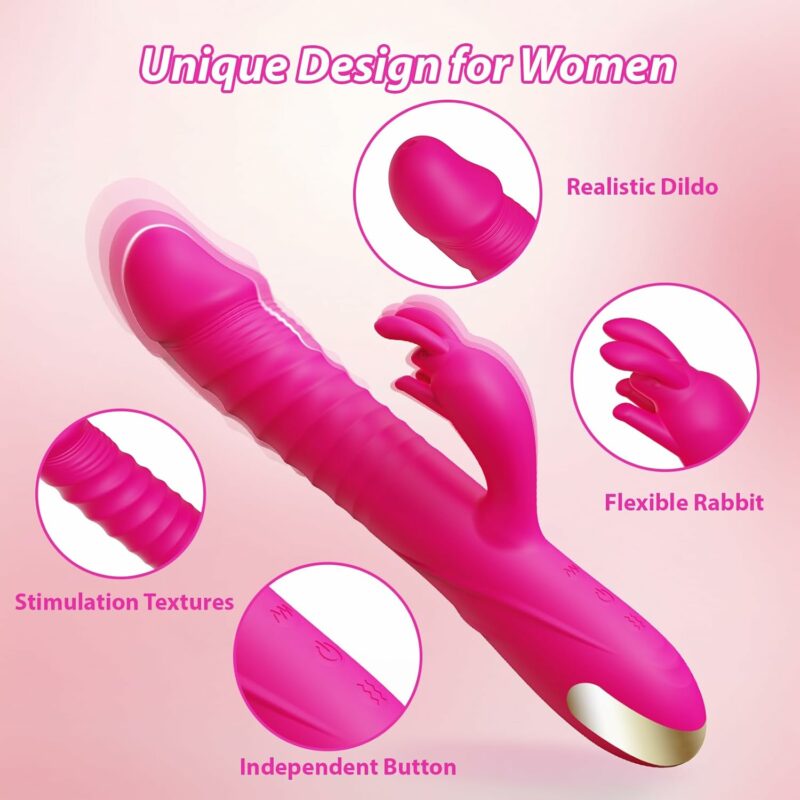 Thrusting Dildo Vibrator Adult Toys for Women