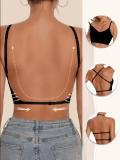 Women's 1 Piece Seamless Backless Bra With Backless Design