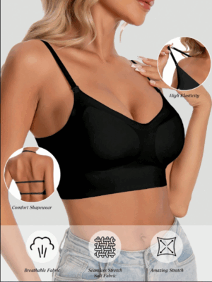 Women's 1 Piece Seamless Backless Bra With Backless Design