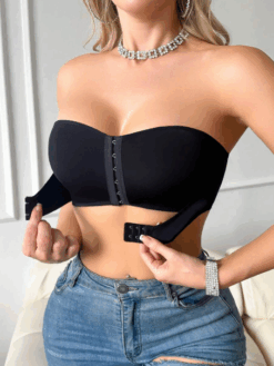 Double Front Clasp Pushup Padded Bra