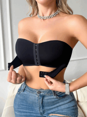 Double Front Clasp Pushup Padded Bra