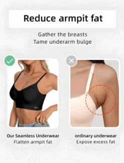 Women's 1 Piece Seamless Backless Bra With Backless Design