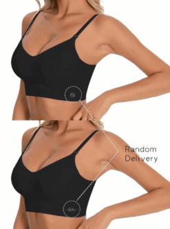 2pcs Women's Seamless Backless Bra Underwear