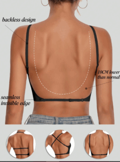 Women's Seamless Backless Strapless Bra