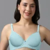 Airy Padded Wired Bra - Porcelain Blue