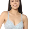 Carefree Casuals Padded Non-Wired T-Shirt Bra - Spring Floral Pr