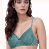 Full Coverage Multiway Bra in Teal Blue - Lace