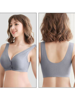 Full Coverage Removable Padding Front Open Maternity Bra