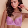 Level 2 Push-Up Padded Underwired Demi Cup T-shirt Bra in Mauve