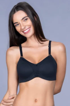 Non-Padded Non-Wired Bra - Black
