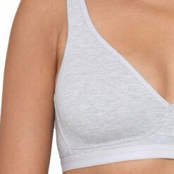 Non-Wired Full Cup Everyday Wear T-shirt Bra - Grey