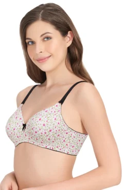 Padded Non-wired T-shirt Bra - Camelia Rose Pr