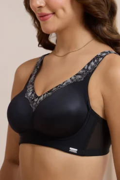 Radiant Curves Non-Padded Non-Wired Bra - Black