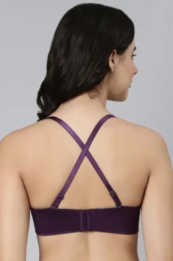 Full Figure Strapless Multi-Way Bra - Purple