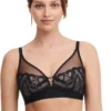 Graphic Support Lace Wireless Bra