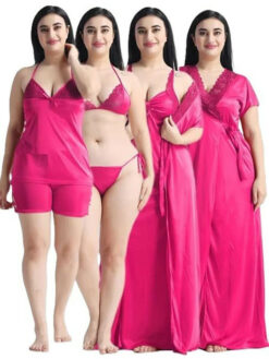 Maxi Bridal Nightdress - Pink