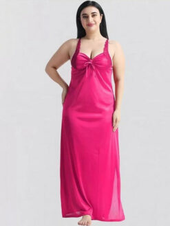 Maxi Bridal Nightdress - Pink