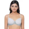 Padded Wired Everyday Wear Medium coverage T-Shirt Bra - Light Blue