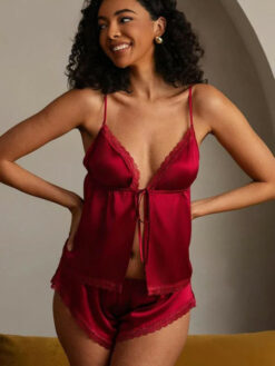 Red Bridal Nightdress