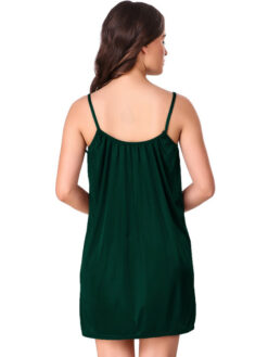 Satin Baby Doll Green Nightdress