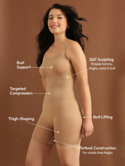 Seamless Sculpting Mid-Thigh Bodysuit