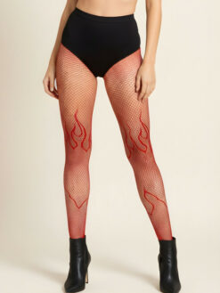 Self Designed Semi Sheer Stockings