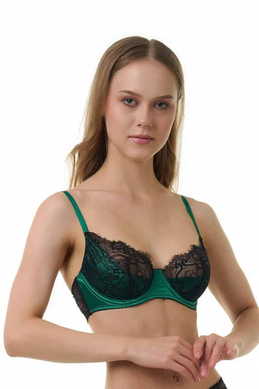 Underwired Non Padded double layered Medium Coverage Bra
