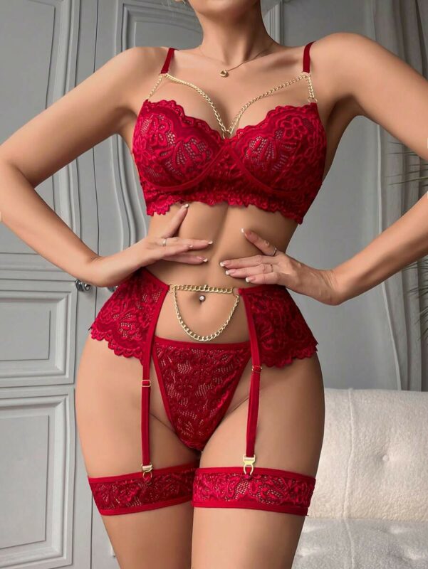 Women's Sexy Garter Lingerie Set