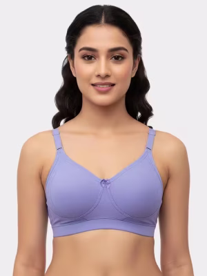Blue Side Encircle Laminated Cup High Support Bra