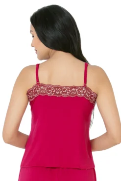 Lace Touch Sleep Camisole - Pink
