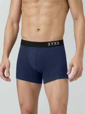 Men Solid Combed Cotton Pace Trunk