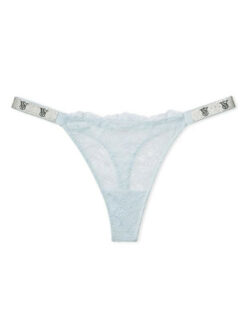 Sexy Shine Strap Lace Thong Panty