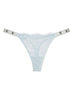 Sexy Shine Strap Lace Thong Panty