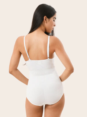 Women Adjustable Strap Thong Bodysuit Body Shaper
