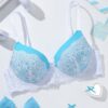 1pc Lace Patchwork Sexy Push Up Romantic Wireless Bra