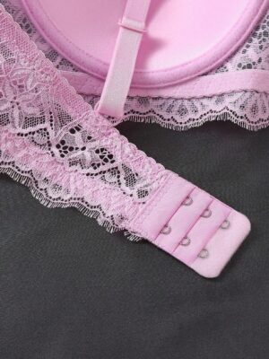 1pc Lace Patchwork Sexy Supportive Romantic Bra