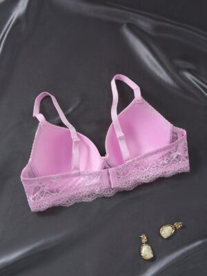 1pc Lace Patchwork Sexy Supportive Romantic Bra