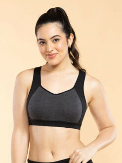 Cotton Padded Wire-Free Full Coverage Comfort Sports Bra